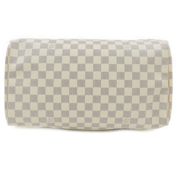 new 2021 Auth Louis Vuitton Speedy 35 damier azur - Picture 8 of 9